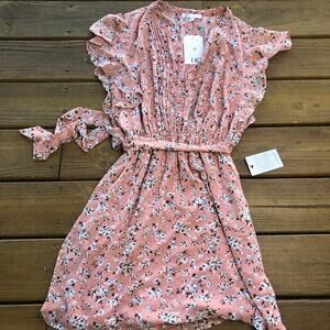 NWT Nordstrom DR2 Floral Ruffle Dress